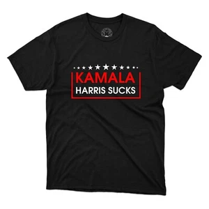 Kamala Harris Sucks Tee Anti Harris Presidential Election Unisex Printed Shirt - Bild 1 von 7