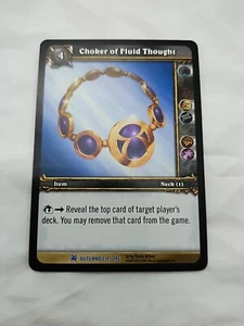 Choker Of Fluid Thought Wow TCG Fires Of Outland Rare 211/246 - Picture 1 of 10