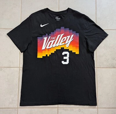 Camiseta Nike Para Hombre Grande Chris Paul The Valley Phoenix Suns NBA Manga Corta  Foto 1 de 4