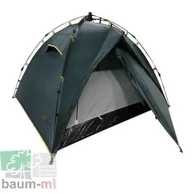 OUTDOORZ PROFESSIONAL Zelt Automatik für 3 Personen Camping Festival Pop Up Schnellaufbau Kuppelzelt