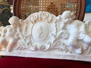 Stucco Supraport 104-380 hermoso ángel coronación de puerta Sopraport 74 cm - Imagen 1 de 8