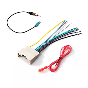 For Dodge Ram 1500 2500 3500 Radio Stereo Install Wire Harness + Antenna Adapter - Foto 1 di 8