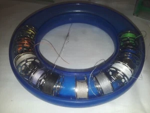 Vintage Lot of 10 Sewing Machine Bernina Embroidery Bobbins (ZO2H S6) - Picture 1 of 2