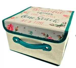 Sewing Box Knitting Wool & Craft Storage Tidy Organiser Case Card Making Present - Picture 1 of 3