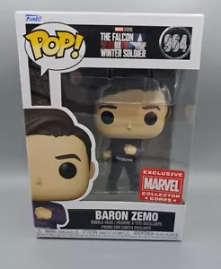 New Marvel Baron Zemo Dancing #964 Nonmint Box Funko Pop - Picture 1 of 7