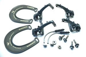 SHIMANO XTR MOUNTAIN BICYCLE PARALLEL PUSH LINEAR V BRAKE SET BR-M950 SM-V950 - Picture 1 of 7