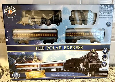 THE POLAR EXPRESS Lionel 7-11925 Battery Operated Train Set 28 Piece BRAND NEW!! - Image 1 of 2