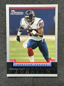 Fútbol americano Andre Johnson #18 2004 Bowman Houston Texans - Imagen 1 de 3