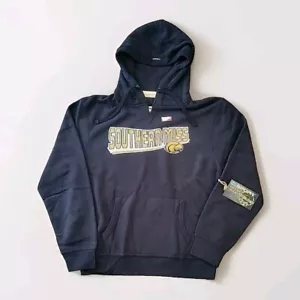Southern Miss Golden Eagles Women's Hoodie Sweatshirt XL NCAA Black Gold Rough - Picture 1 of 21