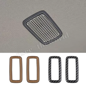 Cubierta de altavoz de techo delantero de fibra de carbono para Toyota Grand Highlander 2024 2025 - Imagen 1 de 14