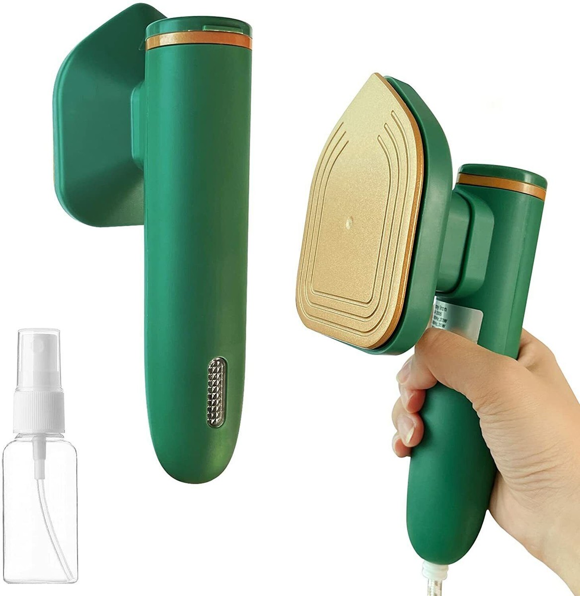 Vaporizzatore Per Vestiti Portatile Focenat 1500W - Ferro Da Stiro Da Viaggio Con Serbatoio 300ml - Foto 9
