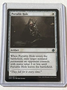 Portable Hole 33/281 MTG D&D Forgotten Realms 2021 Mint 9.0 + Pack Fresh - Picture 1 of 11