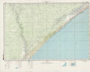 Russian Soviet Military Topographic Map - MARKA (Somalia), 1:500 000, ed. 1980 - Picture 1 of 6