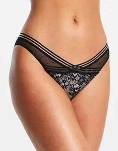 Figleaves schwarzer Clara brasilianischer Slip ~ Größe 6 - Bild 1 von 2