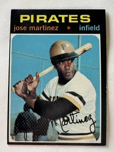 1971 Topps #712 - PITTSBURGH PIRATES INF JOSE MARTINEZ High # 71124 - Foto 1 di 2