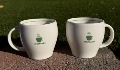 Taza de café blanca Starbucks Barista vintage logotipo verde 2003- 6 OZ Foto 1 de 4
