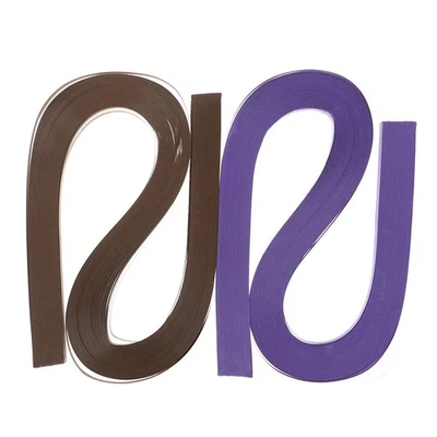 120Pcs/set Paper Quilling Strips Set 5mm 53cm Paper For Craft DIY Quilling .^Y7 - image 1 of 4