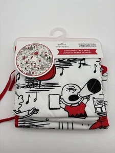 Snoopy Peanuts Hallmark Weihnachtsbaum Rock 40" weiß rot schwarz Skizzenbuch SK32 - Bild 1 von 3