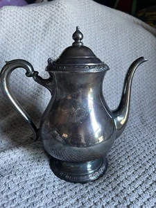 VINTAGE INTERNATIONAL SILVER CO CAMILLE 6002 VERSILBERTE TEEKANNE - Bild 1 von 6