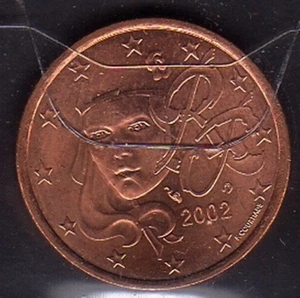 F041 Münze Coin FRANKREICH 5 Euro Cent 2002 UNC - Bild 1 von 1