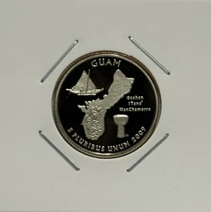 2009 S Proof Guam Quarter Clad, 25c Proof Coin, Low Mintage! π₯ - Picture 1 of 2