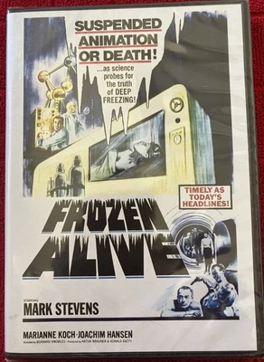 FROZEN ALIVE NEW/SEALED 1964 SCI-FI MYSTERY DVD Suspended Animation FREE SHIP! - Image 1 of 2