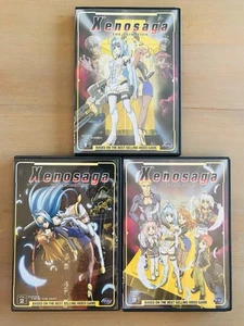 Xenosaga: The Animation (DVD, 2005) Volumes 1-3 - Complete Set - Picture 1 of 3