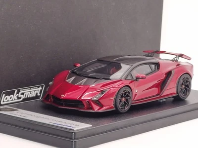 LOOKSMART 1/43 Lamborghini Invencible Rosso Efesto Resin Model LS547A Limited 80 - Bild 1 von 4