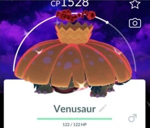 ✨ Raro Fondo Brillante Venusaur Gigantamax Cielos Oscuros✨ Pokémon Go Trade | PoGo - Imagen 1 de 1
