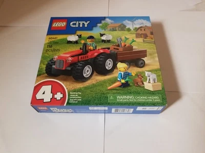 LEGO City Red Farm Tractor with Trailer 60461 Sheep NEW - Image 1 of 3