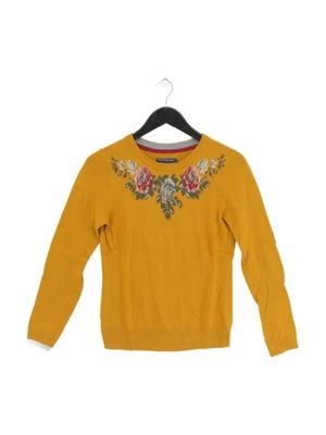 Joules Women's Jumper UK 6 Orange Cotton - Image 1 of 4