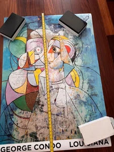 George Condo Mythological Figures 2018 Denmark Museum Poster 46-1/2 x 33-1/4 - Bild 1 von 3