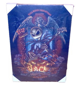 Nightmare Before Christmas JACK Playing Guitar Large Canvas Print Sealed NEW - Picture 1 of 2