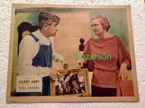 WILL ROGERS PEGGY WOOD HANDY ANDY LOBBY CARD 1934 - Picture 1 of 2