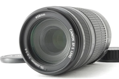 [Near MINT] Canon 55-250mm F/4-5.6 IS Telephoto Zoom Lens APS-C EF-S From JAPAN - Image 1 of 4