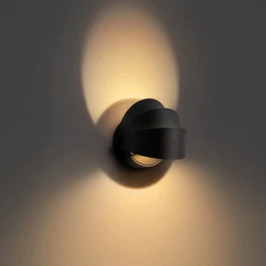 Lámpara Exterior Mardanies Negra, Lámpara de Pared LED para Interior y Exterior, 3000K Blanco Cálido - Imagen 1 de 6