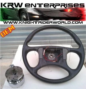 1982-1992 PONTIAC FIREBIRD KNIGHT RIDER KITT OEM GM STEERING WHEEL QUICK RELEASE - Bild 1 von 10