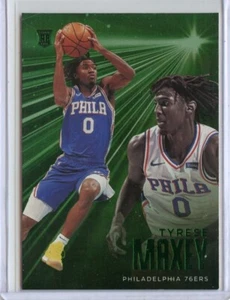 Panini Chronicles 2020-21 verde #208 neumáticos Maxey Essentials - Imagen 1 de 1
