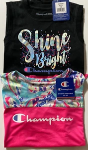 Champion 2 Piece Set Shirts size 7/8 Youth Girls - Picture 1 of 7