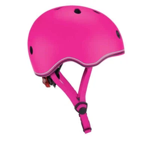 Globber Kids Helmet w/Flashing LED Light Xs/S - Deep Pink 51-55 cm - Picture 1 of 1