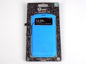 Galeli G-SG4CF-05 Schutz Hülle Case Cover Hell-Blau Leder für Samsung Galaxy S4 - Bild 1 von 1