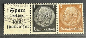 1941 German stamps Mi:DR W100 Hindenburg 4 rpf Used /4499 - Picture 1 of 1