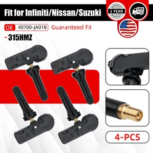 4X 40700-JA01B TPMS Tire Pressure Sensor Fits Fit Nissan GT-R 2007~2021 - Picture 1 of 9