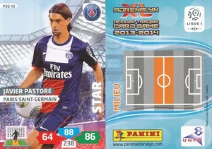 12 - JAVIER PASTORE # ARGENTINA CARD KARTE ADRENALYN LIGUE 1 PANINI FOOTBALL 2014 - Bild 1 von 1