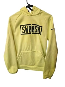 Womens Nike Neon Swoosh Hoodie Medium - Picture 1 of 3