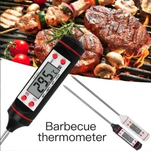 Digitales Küchenthermometer für Fleisch Wasser Milch Kochen Lebensmittel Sonde BBQ Werkzeuge - Bild 1 von 6