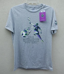 Polo Ralph Lauren Damen M Wimbledon Shirt Tennis Grau - Medium - Bild 1 von 8