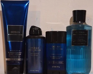 Bath & Body Works Men's Signature Collection Ocean Cream,Spray,Wash & Deodorant - Picture 1 of 1