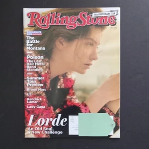 LORDE Rolling Stone Magazine Poison U2 Lady Gaga Bruno Mars June 1 2017 NEW - Picture 1 of 2
