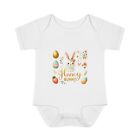 Honey Bunny Easter Infant Baby Rib Bodysuit